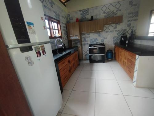 Køkken eller tekøkken på Casa Blue