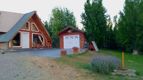 Bygningen som chaletet ligger i