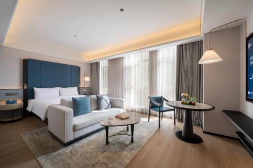 Posezení v ubytování Shenyang Olympic Sports Center Manxin Hotel