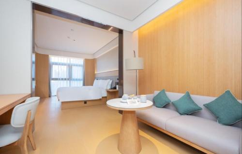 Posezení v ubytování JI Hotel Nanjing Lishui Yongshoufang Commercial Street