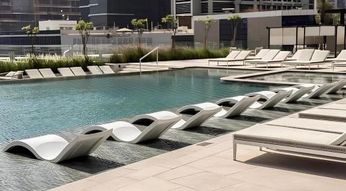 Burj Khalifa and Canal view 2 BDR Apartment