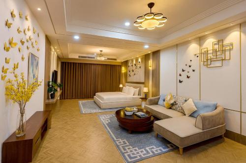 Et opholdsområde på The Punjoy Inn