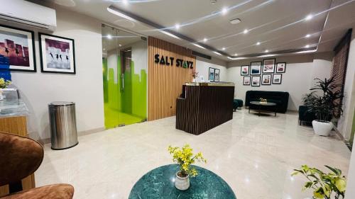 Posezení v ubytování Saltstayz Select- Medicity Near Medanta Hospital
