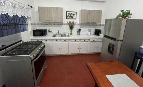 Køkken eller tekøkken på Casa Lucía