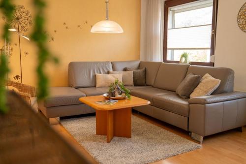 Χώρος καθιστικού στο Jahnstraße 37 - Ferienwohnung Hufnagel