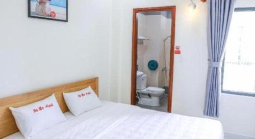 Koupelna v ubytování Ha My Hotel