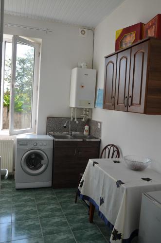 A cozinha ou cozinha compacta de Martvili Newhotel