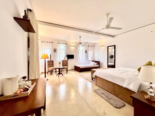 Postel nebo postele na pokoji v ubytování Nest Villas