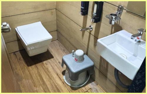 Ένα μπάνιο στο Hotel Vrinda