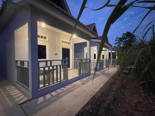 Bygningen som pensionatet ligger i