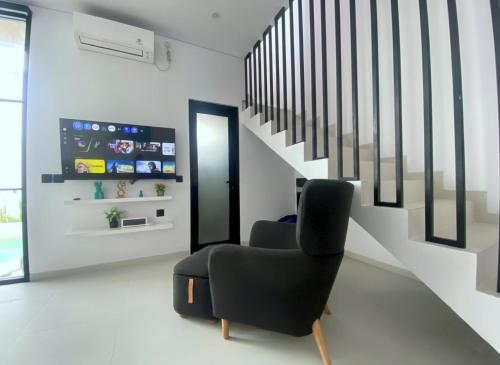 Et tv og/eller underholdning på Villa Kitin Luxe