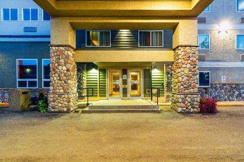 a front door of a house with at Comfort Inn & Suites in Yorkton