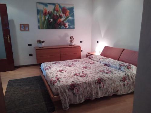 Кровать или кровати в номере Casa Statiella
