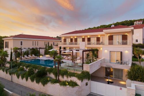 Luxury Villa Hvar Deluxe Palace 1 with heated pool, gym and sauna