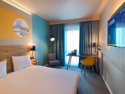 Postel nebo postele na pokoji v ubytování B&B HOTEL Birmingham Centre