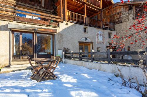 L'Alpazen Jouve Studio Terrasse