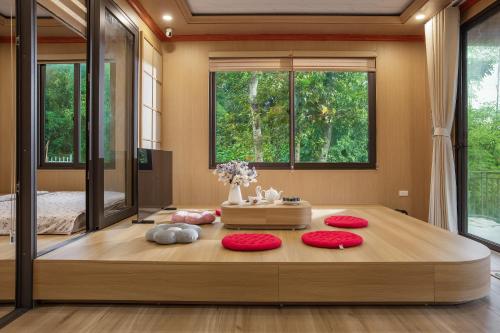 Postel nebo postele na pokoji v ubytování Hoa An Viên Villa