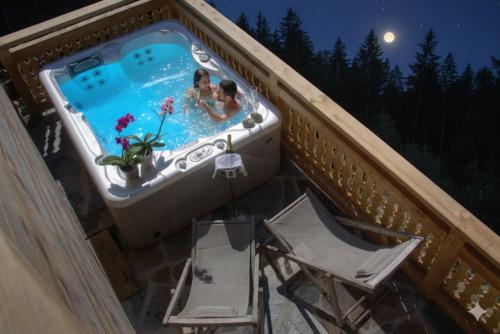 Hôtel Les Chalets de Philippe avec Jacuzzis Privatifs photo 78