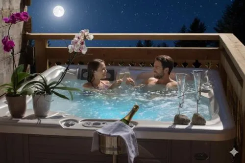 Hôtel Les Chalets de Philippe avec Jacuzzis Privatifs photo 31