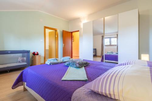 Postel nebo postele na pokoji v ubytování Apartment Petar in Begi