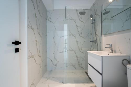 Koupelna v ubytování Therme Voyage North Apartment 7