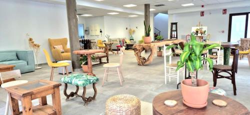 Et opholdsområde på Hotel Ribesalbes Albergue deportivo