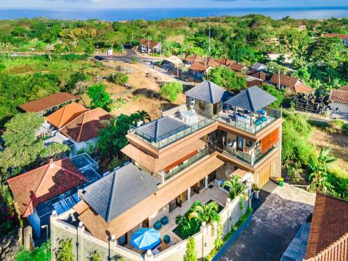 Naturlandskabet i nærheden af villaen