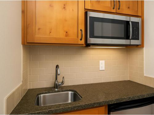 Kuchyň nebo kuchyňský kout v ubytování Marriott's Timber Lodge- STUDIO