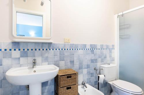 Phòng tắm tại La Fontana 23 - Goelba