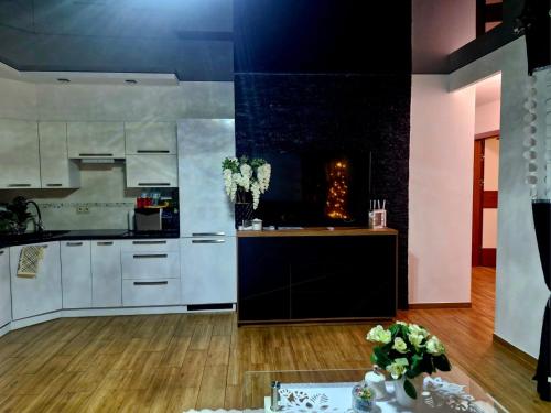 Η κουζίνα ή μικρή κουζίνα στο Apartament Marzenie