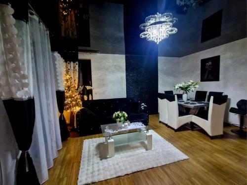 Χώρος καθιστικού στο Apartament Marzenie