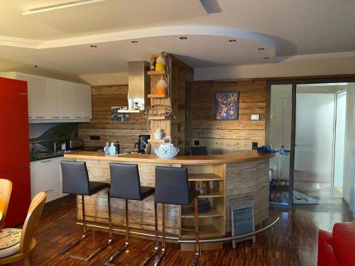 Η κουζίνα ή μικρή κουζίνα στο ALPENLOFT Gerlitzen Ski in - Ski out!