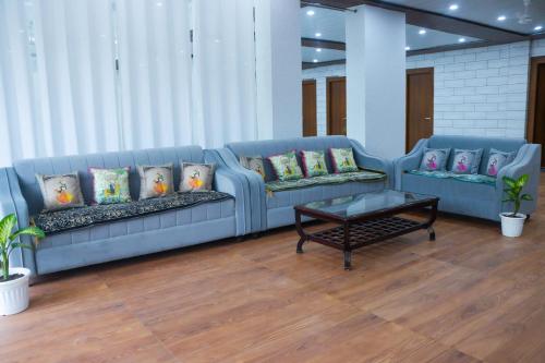 O zonă de relaxare la The Garhwal Vatika