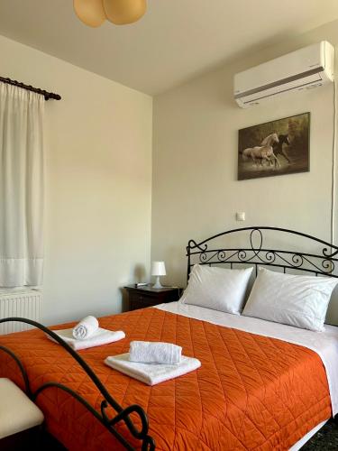 Postel nebo postele na pokoji v ubytování Short stay near the airport!