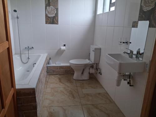 Koupelna v ubytování Khahliso Guesthouse