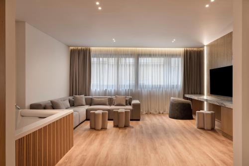 Posezení v ubytování Nur City Suites