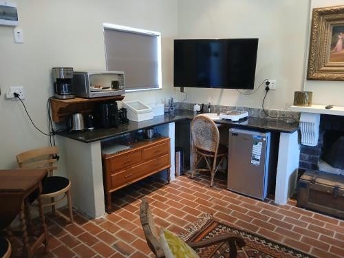 Kuchyň nebo kuchyňský kout v ubytování Chasselas Studio