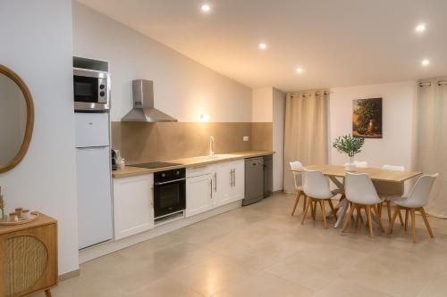 Η κουζίνα ή μικρή κουζίνα στο Charmant appartement au centre ville de Cavaillon