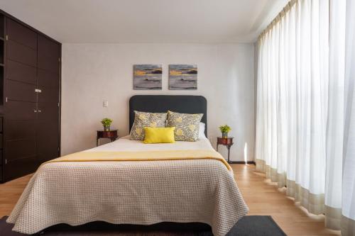 Ένα ή περισσότερα κρεβάτια σε δωμάτιο στο Los Frailes habitación principal