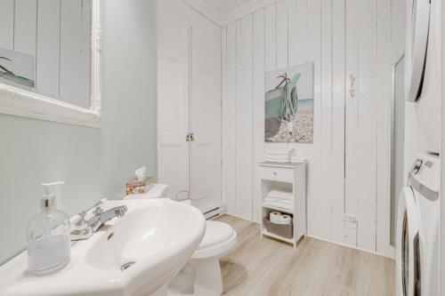 Et badeværelse på Auberge du vieux pont