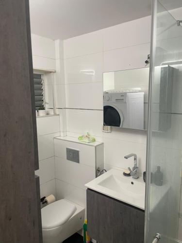 Koupelna v ubytování The Urban Suite