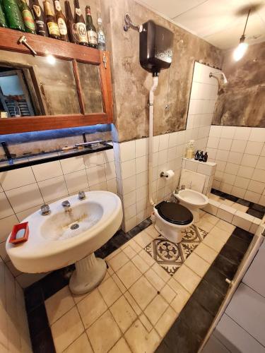 Et badeværelse på La Forja Garage