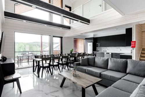 Χώρος καθιστικού στο Villa Luxus Helmi 3 - 23 hlö, Golf Resort