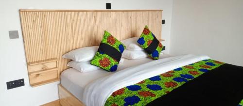 Postel nebo postele na pokoji v ubytování My Hill Eco Lodge