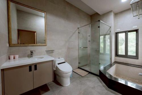 Ένα μπάνιο στο A Shin Tainan Hostel