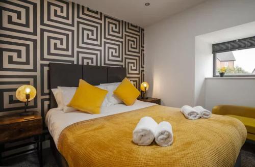 En eller flere senge i et værelse på Victoria Place