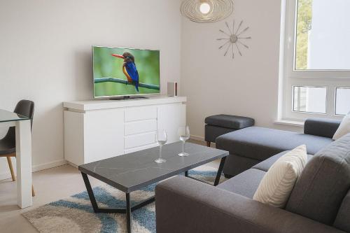 Posezení v ubytování Apartment Warnemünde 15