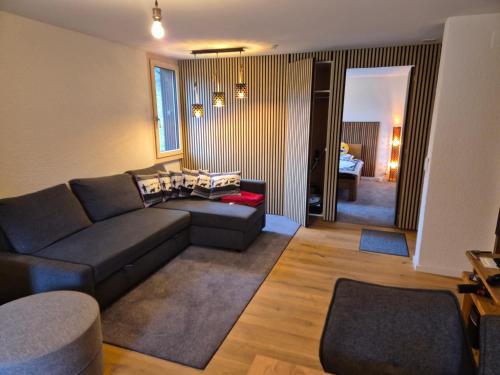 O zonă de relaxare la ABO - Boutique Apartment - Chalet Grindelwaldgletscher