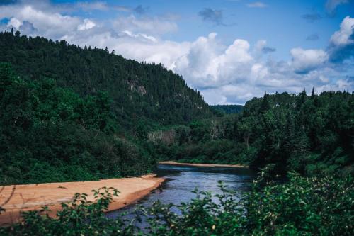 Natuurlandschap vlak bij de camping