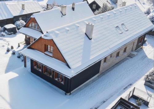 Rusínsky Dvor s privátnym Wellness v zimě